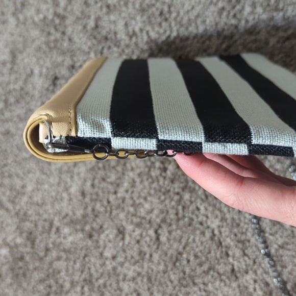 Stella& Dot Shoulder Envelope Bag Purse Clutch - Picture 4 of 5